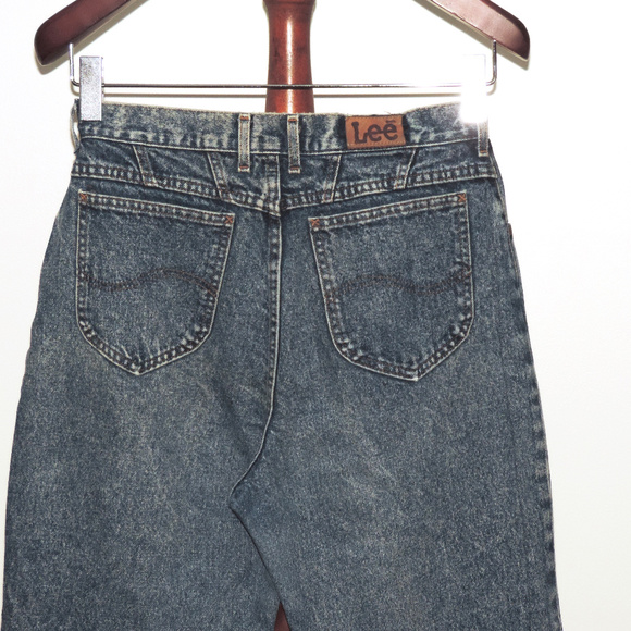 Lee high waist stonewashed tapered leg jeans - Picture 4 of 5